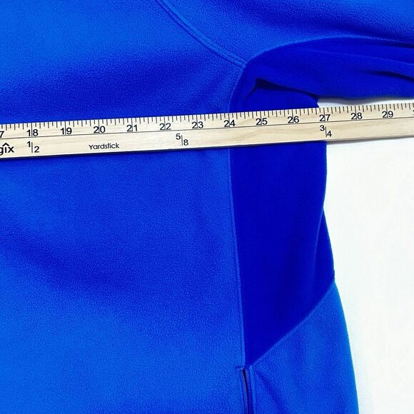 LL Bean Men Fleece Jacket XXL Blue Weather Channel Polartec Insert Inner Shell - Picture 9 of 11